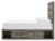 Ashley Urbanoore Brown Gray Full Panel Bed with Storage with Dresser B100/12/B2405/50(2)/55/31