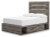 Ashley Urbanoore Brown Gray Full Panel Bed with Storage with Dresser B100/12/B2405/50(2)/55/31