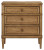 Ashley Sharlance Light Brown California King Upholstered Panel Bed with Mirrored Dresser and 2 Nightstands