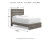 Ashley Urbanoore Brown Gray Full Panel Bed with Mirrored Dresser and Chest