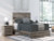 Ashley Urbanoore Brown Gray Full Panel Bed with Mirrored Dresser and Chest