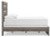 Ashley Urbanoore Brown Gray Full Panel Bed with Mirrored Dresser