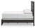 Ashley Delmorta Dark Gray Full Panel Bed with Mirrored Dresser, Chest and 2 Nightstands Ashley Delmorta Dark Gray Full Panel Bed with Mirrored Dresser, Chest and 2 Nightstands