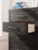 Ashley Delmorta Dark Gray Full Panel Bed with Storage with Mirrored Dresser and Chest