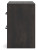 Ashley Delmorta Dark Gray Full Panel Bed with Mirrored Dresser and 2 Nightstands