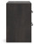 Ashley Delmorta Dark Gray Full Panel Bed with Dresser and Nightstand
