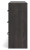 Ashley Delmorta Dark Gray Full Panel Bed with Dresser