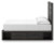Ashley Delmorta Dark Gray Full Panel Bed with Storage with Dresser and Nightstand