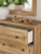 Ashley Galletyn Warm Brown Twin Panel Bed with Mirrored Dresser