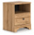 Ashley Galletyn Warm Brown Queen Panel Bed with Mirrored Dresser and Nightstand