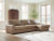 Benchcraft Veronella Sahara 3-Piece Sectional with Chaise 76106/17/46/64