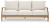 Ashley Carter Hall Beige Outdoor Sofa with 2 Lounge Chairs and Coffee Table