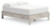Ashley Shawburn Whitewash Full Platform Bed with Dresser and Chest