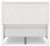 Ashley Binterglen White Full Panel Bed with Mirrored Dresser and Chest