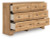 Ashley Galletyn Warm Brown Twin Panel Bed with Dresser