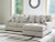 Benchcraft Laurelgrove Pebble 2-Piece Sectional Sofa Chaise