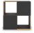 Ashley Piperton Charcoal Four Cube Organizer Ashley Piperton Charcoal Four Cube Organizer
