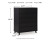 Ashley Danziar Black Queen Panel Headboard with Mirrored Dresser and Chest Ashley Danziar Black Queen Panel Headboard with Mirrored Dresser and Chest