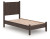 Ashley Cadmori Brown Twin Panel Platform Bed