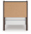 Ashley Cadmori Brown Twin Upholstered Panel Bed