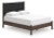 Ashley Cadmori Brown Queen Upholstered Panel Platform Bed