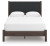 Ashley Cadmori Brown Queen Upholstered Panel Platform Bed