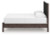 Ashley Cadmori Brown Queen Upholstered Panel Platform Bed