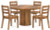 Ashley Dressonni Brown Dining Table and 4 Chairs D790/50/02A(4)