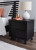 Ashley Danziar Black Queen Panel Headboard with Mirrored Dresser, Chest and 2 Nightstands