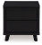 Ashley Danziar Black Queen Panel Headboard with Mirrored Dresser and 2 Nightstands