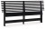 Ashley Danziar Black Queen Panel Headboard with Mirrored Dresser and 2 Nightstands