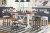 Ashley Valebeck Black Brown Counter Height Dining Table and 4 Barstools D546/33/324(2)/824(2)