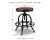 Ashley Valebeck Black Brown Counter Height Dining Table and 4 Barstools D546/33/324(2)/824(2)