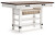 Ashley Valebeck Black Brown Counter Height Dining Table and 4 Barstools D546/33/324(2)/824(2)