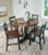 Ashley Valebeck Black Brown Counter Height Dining Table and 4 Barstools D546/33/324(2)/824(2)