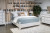 Ashley Chadworth Antique White California King Poster Bed with Mirrored Dresser and Nightstand B823/50/82/94/31/36/93
