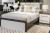 Ashley Mazilar White Brown Queen Upholstered Bed