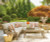 Ashley Clare View Beige 3-Piece Outdoor Sectional
