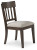Ashley Veramond Dark Brown Dining Table and 6 Chairs and Bench with Storage