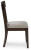 Ashley Veramond Dark Brown Dining Table and 4 Chairs and Bench