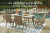 Ashley Carisbo Beige Outdoor Fire Pit Table and 4 Chairs