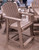 Ashley Sandy Dune Medium Brown Outdoor Counter Height Bar Stool (Set of 2)