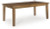Ashley Broxtyn Light Brown Dining Extension Table Ashley Broxtyn Light Brown Dining Extension Table