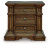 Ashley Channley Brown Nightstand Ashley Channley Brown Nightstand