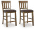 Ashley Broxtyn Light Brown Counter Height Barstool (Set of 2) Ashley Broxtyn Light Brown Counter Height Barstool (Set of 2)