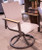 Ashley Carlsbad Beach Dark Brown Outdoor Sling Swivel Chair (Set of 2)