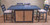 Ashley Mabry Shores Blue Outdoor Bar Table with Fire Pit