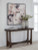 Ashley Korestone Dark Brown Sofa Table