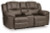 Ashley Knoxlee Driftwood Reclining Loveseat with Console Ashley Knoxlee Driftwood Reclining Loveseat with Console