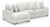 Ashley Stupendous Alloy 2-Piece Sectional with Chaise 25903/17/64
